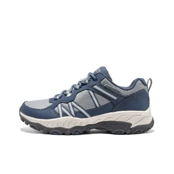 Skechers Grand Peak   Trail Bound Cushioning Anti Slip And Wear Resistant Low Top Outdoor Shoes Women's Blue Gray