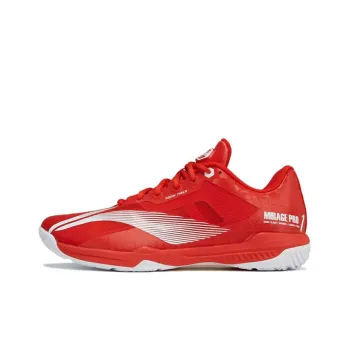 LiNing Shadow Speed Pro Cushioned Slip Resistant Low Top Badminton Shoes Unisex Red