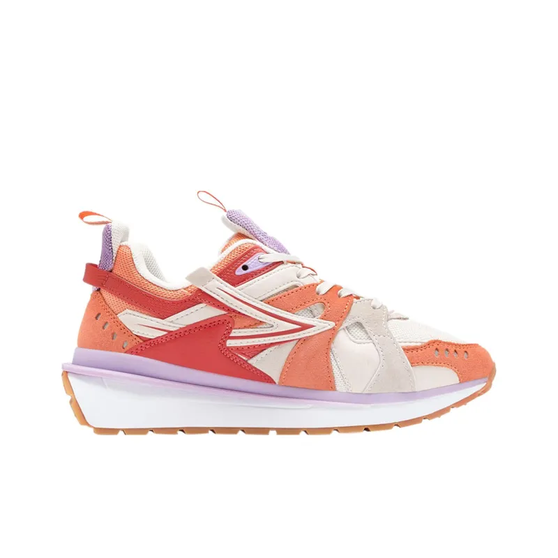 FILA Sandenal Cushioning And Breathable Low Top Running Shoes Women's Orange Red-1