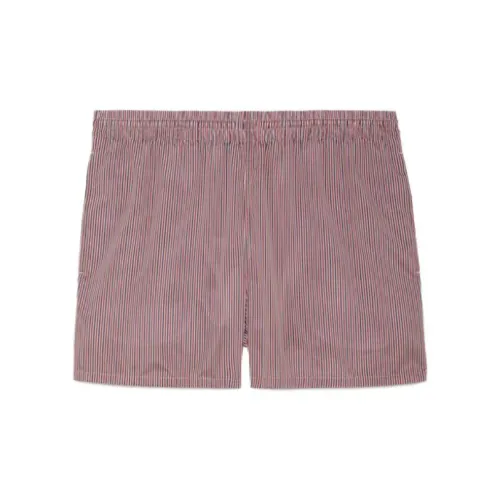 GUCCI Casual Shorts Men Gray Brown