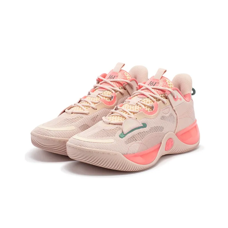 361° AG LVL UP 1 SE Low Top Basketball Shoes Men's Light Pink-2
