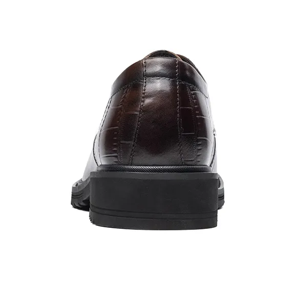 LAORENTOU Dress Shoes Men Low Top Black/Brown-8