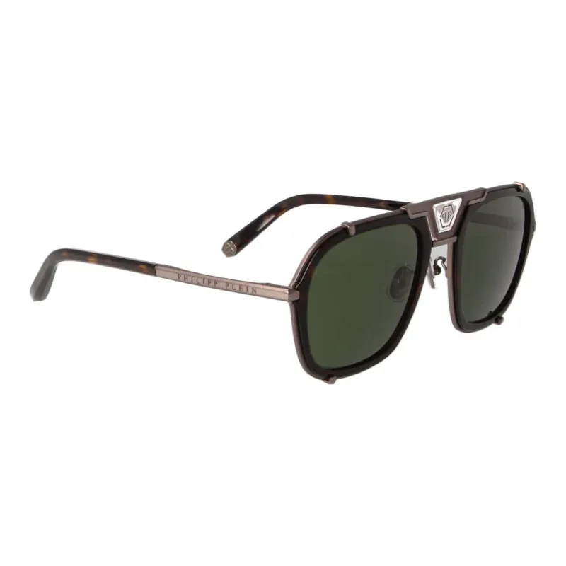 PHILIPP PLEIN Acetate Irregular Shape Sunglasses Women's Tortoiseshell-1