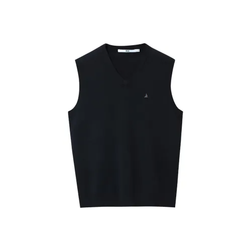 HLA Tank Tops Men Navy Blue 02