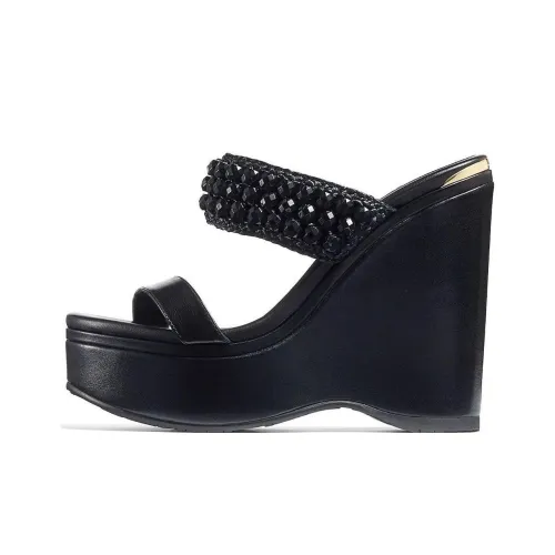 Black Heeled Sock Ankle Boot