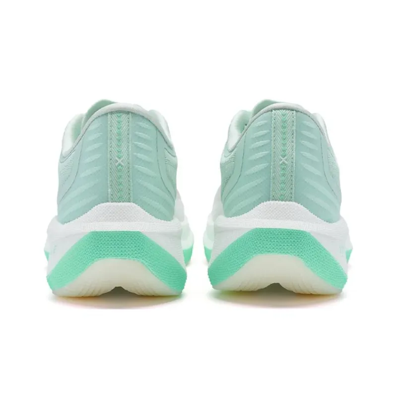 XTEP Integrated Molding Generation 1 Cushioning Wear-Resistant Low-Top Running Shoes Women's Foam Green/Sail White-4