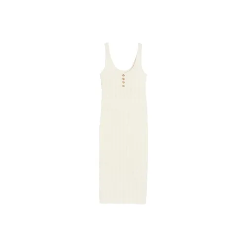 Bebe Slip Dresses Women's White