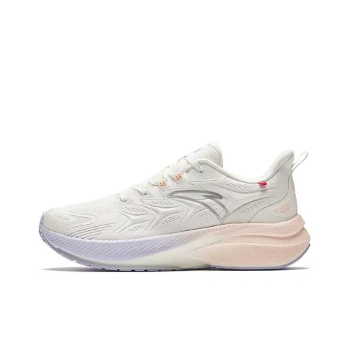 Anta Rocket 5.0 Cushioning Wear Resistant Low Top Training Running Shoes Women's White Silver