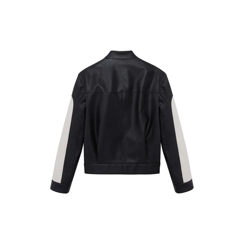 D'zzit Leather Jacket Women's Black-1