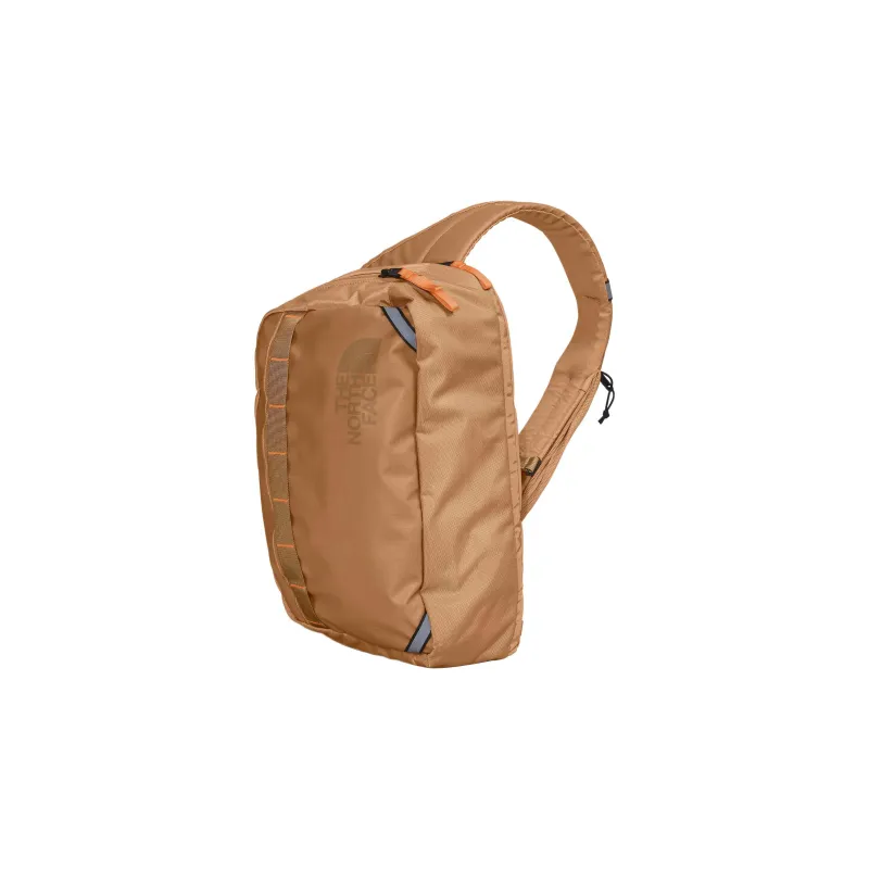 THE NORTH FACE Recycled Polyester Sling Bag Regular Unisex Almond Yellow Oil-1