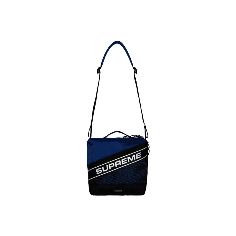 Supreme Waterproof Nylon Crossbody Bag, Shoulder Bag Unisex Blue-2