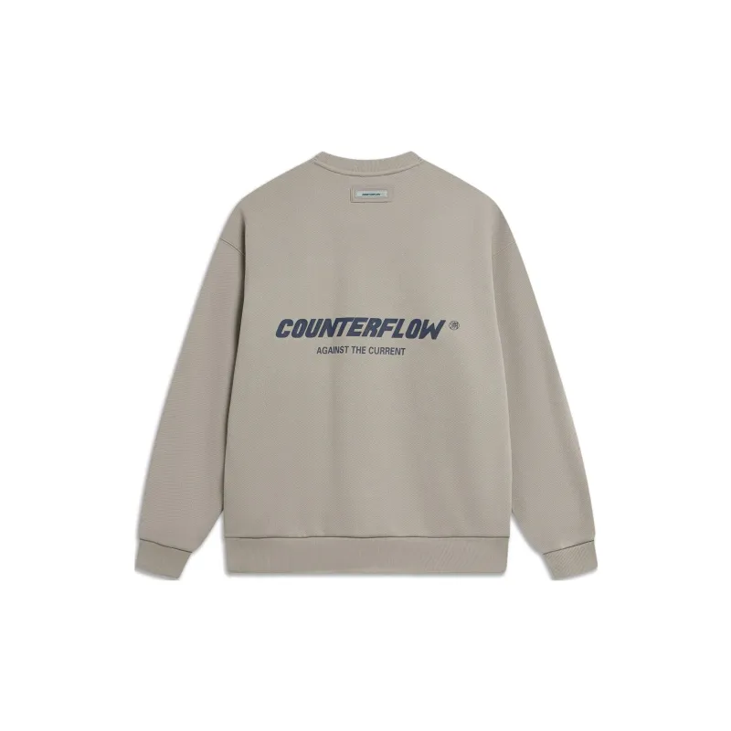 LiNing CF Sweatshirt Unisex Rock Ridge Gray-1