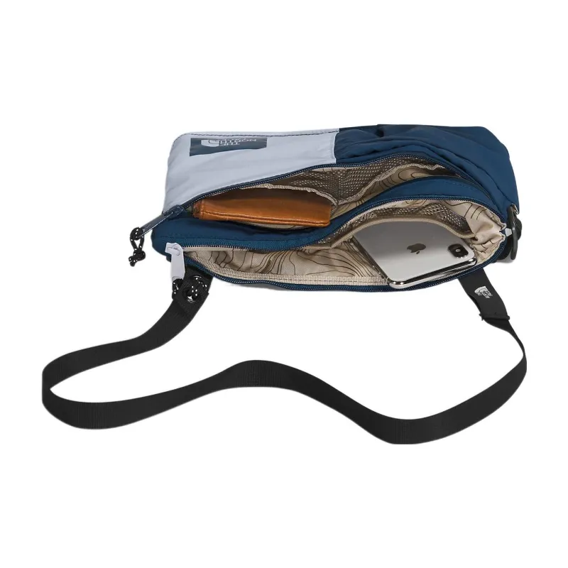 THE NORTH FACE Nylon Crossbody Bag, Shoulder Bag Unisex Blue-3