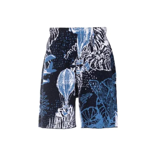 EMPORIO ARMANI Casual Shorts Men Blue