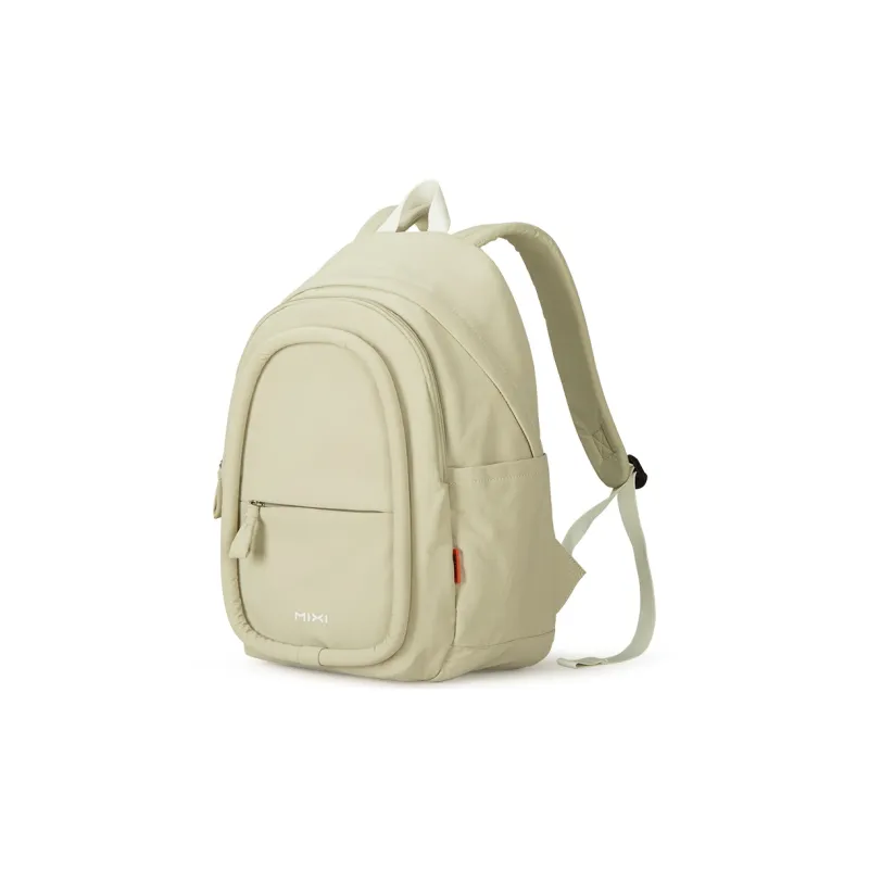 MIXI Fabric Laptop Backpack Medium Size Unisex White-24