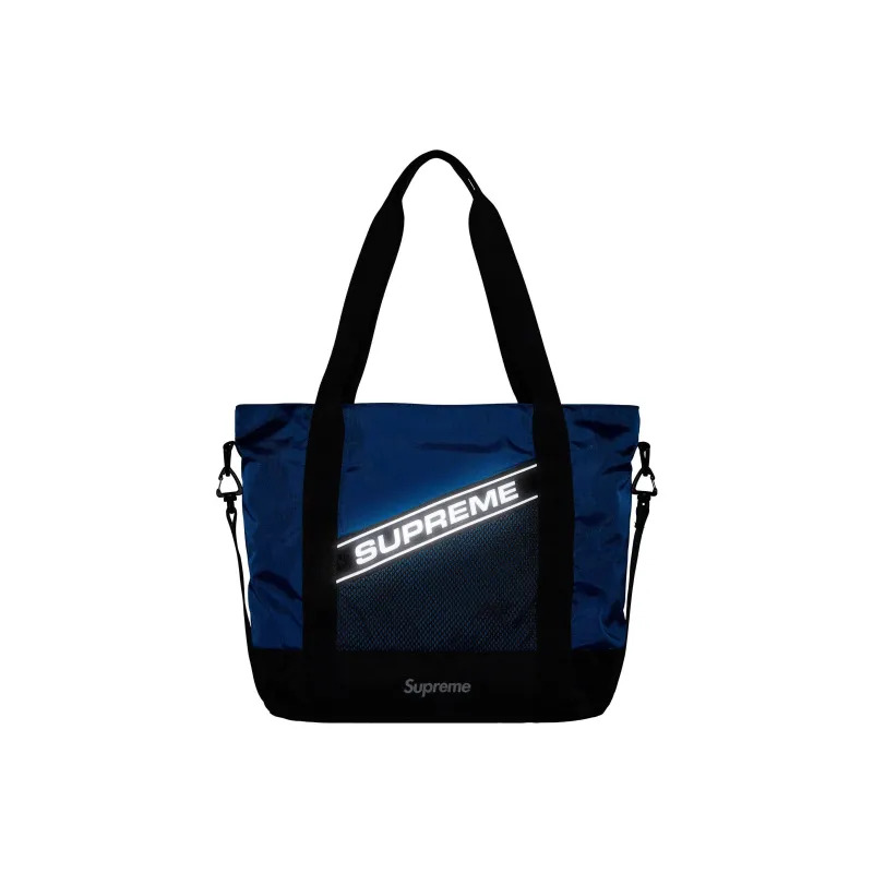 Supreme Waterproof Nylon Tote Bag, Shopping Bag, Handbag Regular Unisex Blue-1