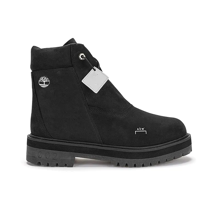 Timberland X A Cold Wall 6 Inch Premium Side Zip Boot 'Jet Black Nubuck'-1