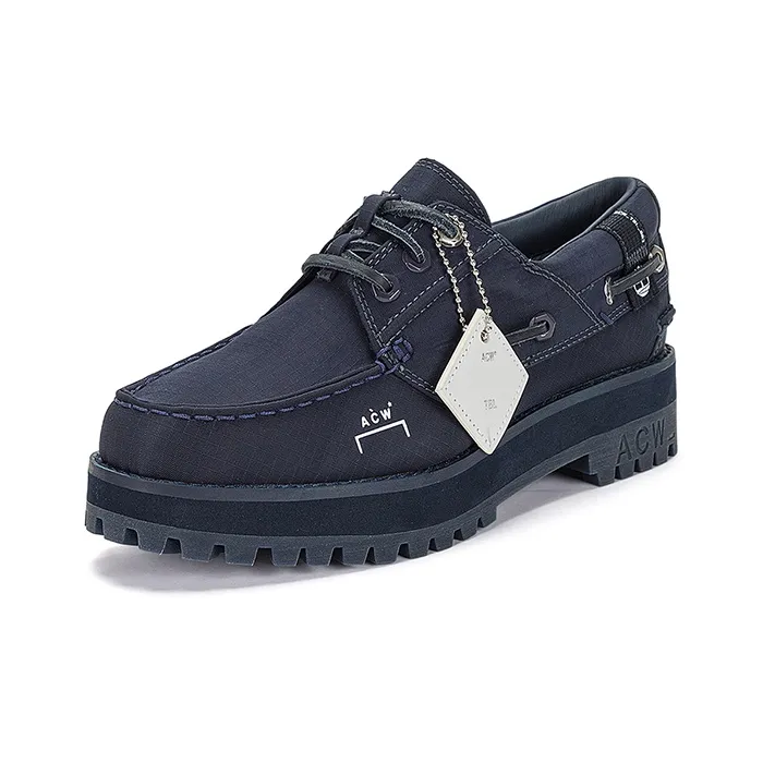 Timberland X A Cold WALLWaterproof Authentic 3 Eye Boat Shoe 'Navy' Women's-2