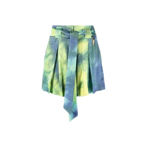 ROBERTO COLLINA Casual Shorts Women's Lime Green