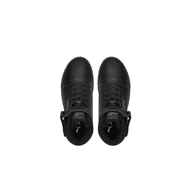 PUMA Carina 2.0 Cushioned Slip-Resistant Coverage Mid-Top Casual Shoes Women's Black-1