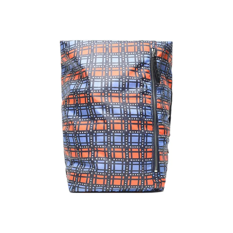 MARNI Polyester Backpack Kids' Marine Blue-0