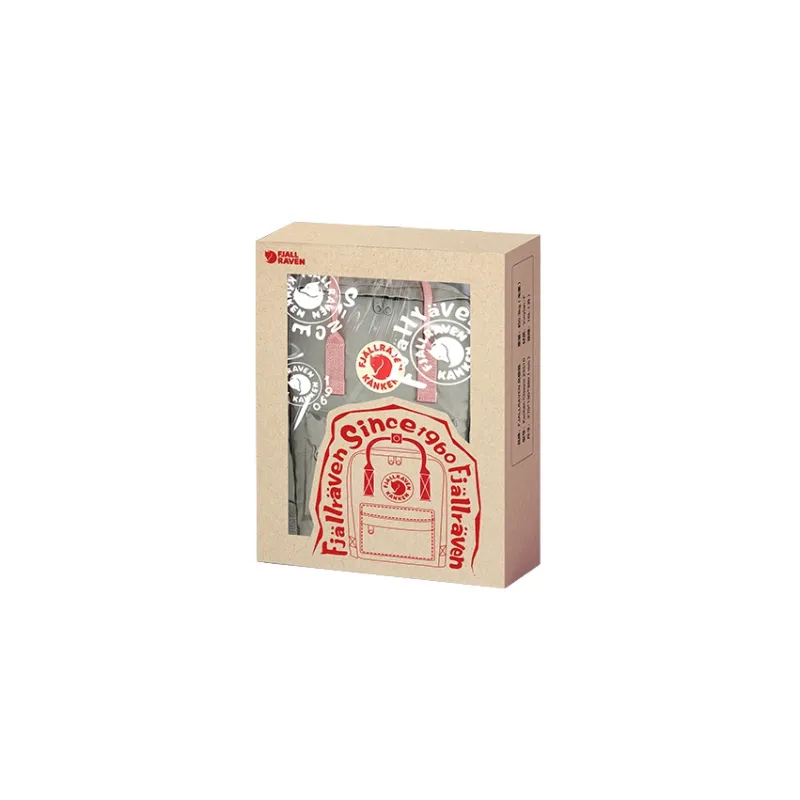 Fjallraven Polyester Backpack Regular Unisex Dusty Gray/Pink-5