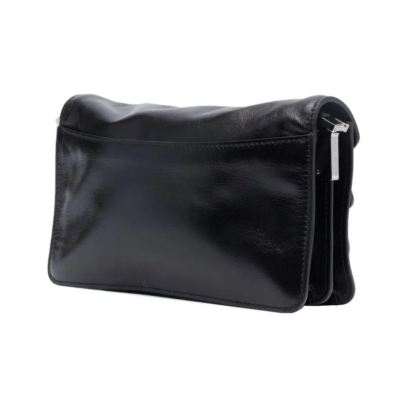 MARNI Trunk Calfskin Crossbody Bag Shoulder Bag Men's Black-1