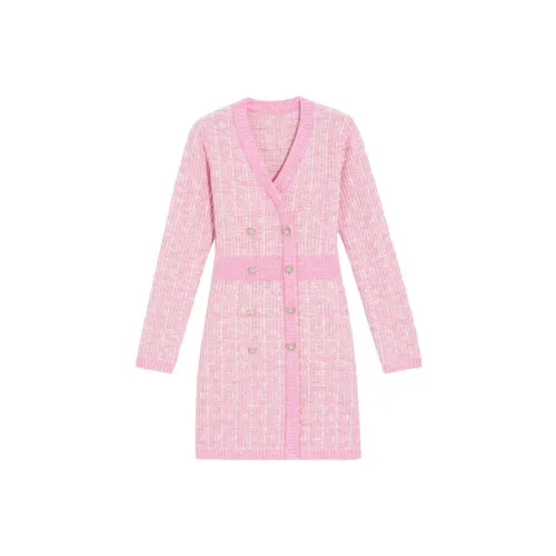 Bebe Long-Sleeved Dresses Women's Pink