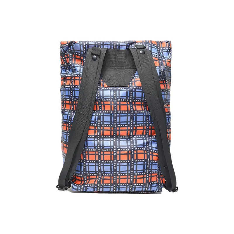 MARNI Polyester Backpack Kids' Marine Blue-2
