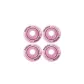P-White & Pink Street-Skating Wheels