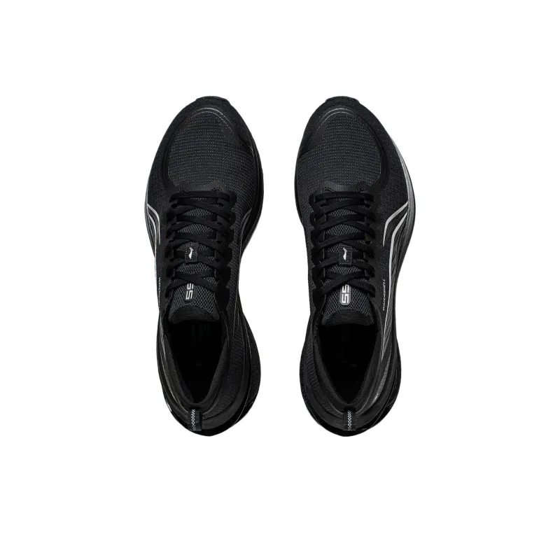 LiNing WuShi 5S 3.0 Cushioning Anti Slip And Wear Resistant Low Top Running Shoes Men's Black-3