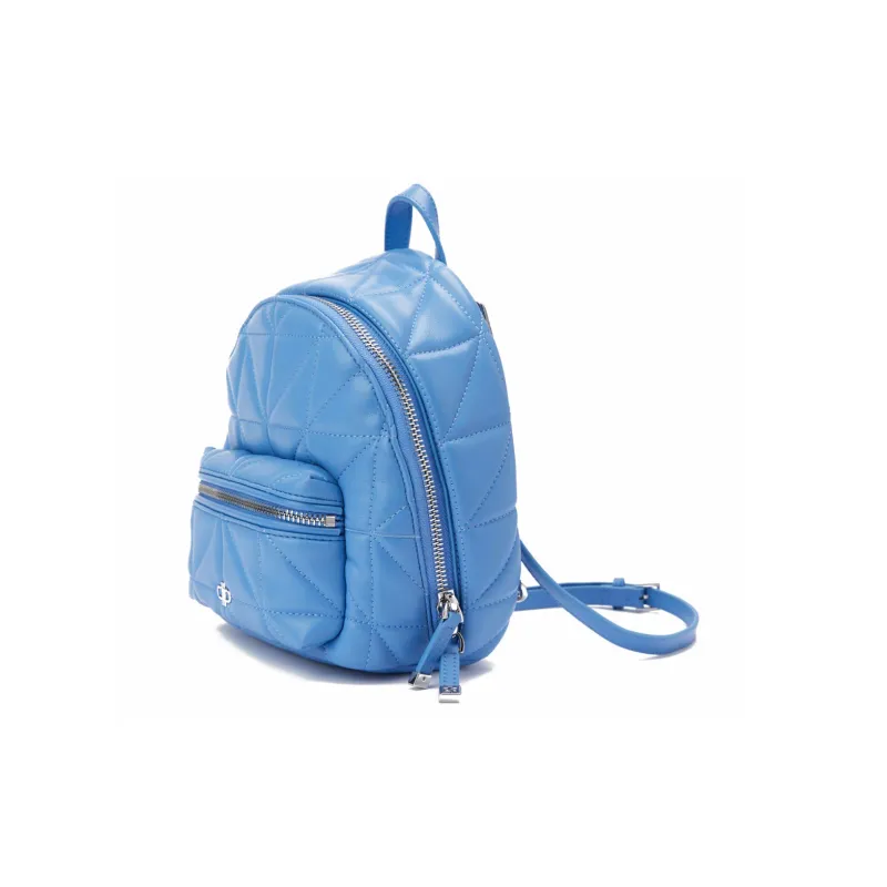 PEDRO Icon Series PU Backpack Women's Black/Beige/Blue-11