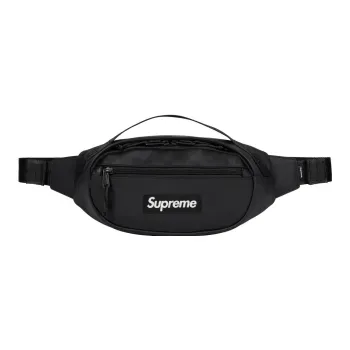 Supreme Cow Leather Crossbody Bag, Sling Bag, Fanny Pack Regular Unisex Black