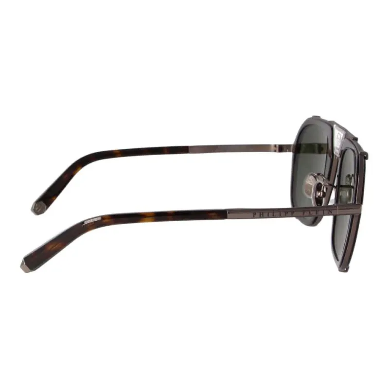 PHILIPP PLEIN Acetate Irregular Shape Sunglasses Women's Tortoiseshell-2
