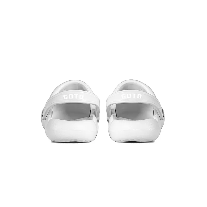 GOTO Donut Beach Sandals Women's Iridescent White-4
