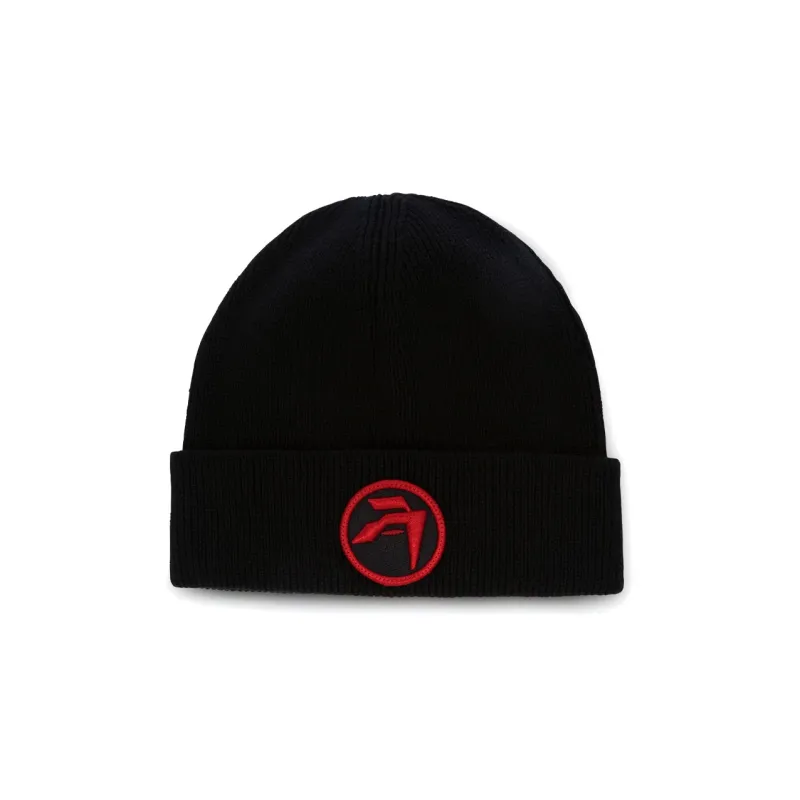 AMBUSH Logo Motif Embroidered Knit Beanie-0