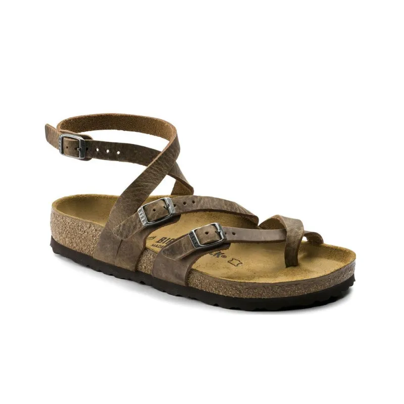 Birkenstock Seres Camberra Old Natural Leather Narrow Fit 'Tabacco'-2