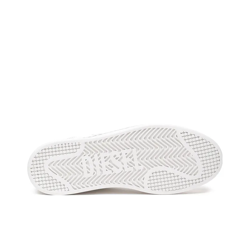 DIESEL S Athene Low Top Skateboard Shoes Men's White-4