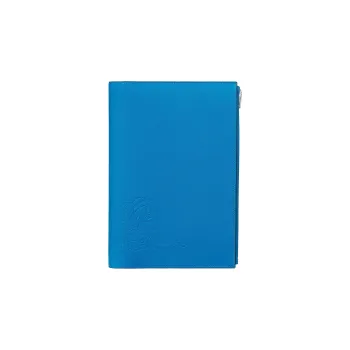 HERMES Swift Calfskin Storage Bag Unisex T7 BleuHydra Water Nymph Blue