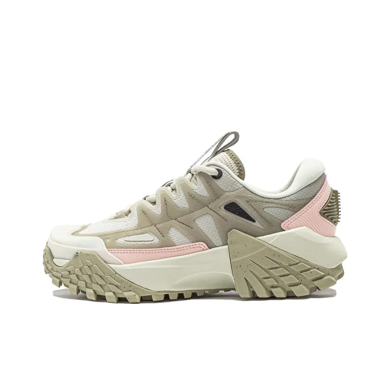 LiNing CF Linchuan FW Cushioned Slip Resistant Abrasion Resistant Low Top Casual Shoes Women's Elm Branch Green-0