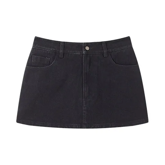 Starwalk Soldier Denim Short Skirts Women's Black-1
