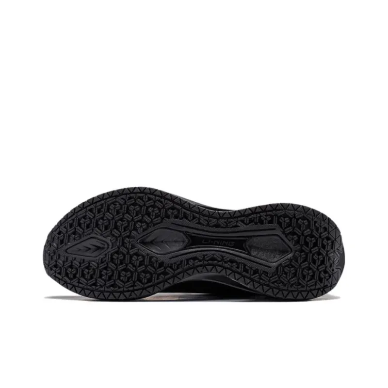 LiNing WuShi 5S 3.0 Cushioning Anti Slip And Wear Resistant Low Top Running Shoes Women's Black-4