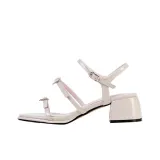 White Pink/Microfiber Leather
