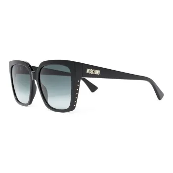 MOSCHINO Acetate Square Sunglasses Women's Black