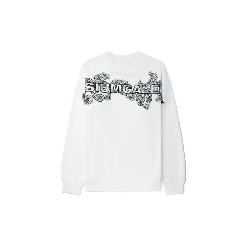 MUSIUM DIV Embroidered Cotton Sweatshirt-1