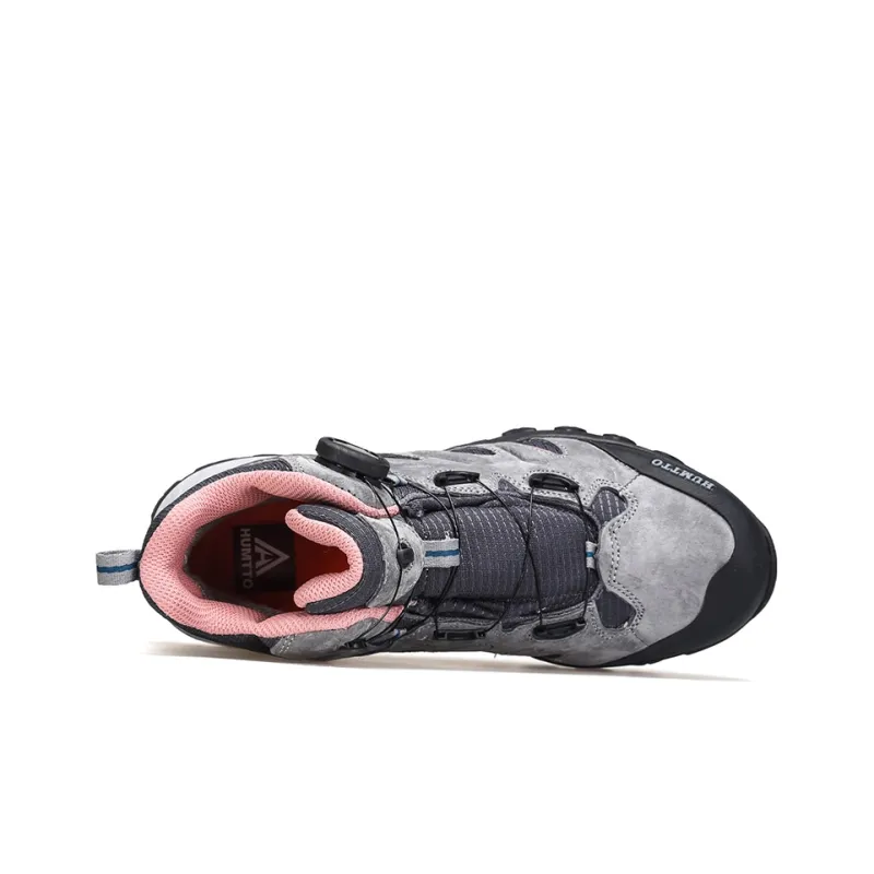 HUMTTO High Top Outdoor Shoes Women's Gray-2