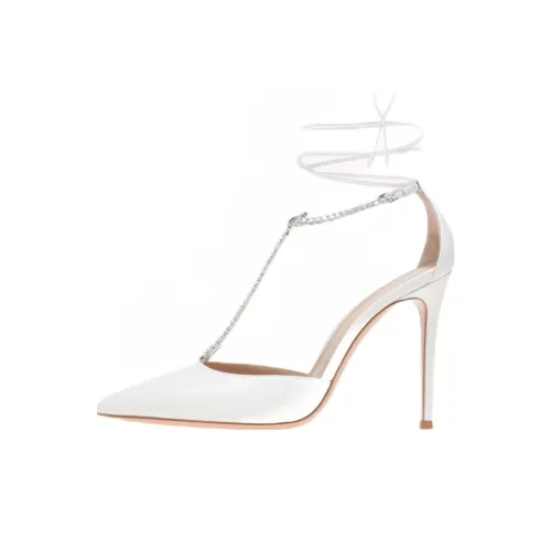 GIANVITO ROSSI Brilliant High Heels Women's White