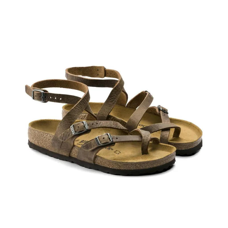 Birkenstock Seres Camberra Old Natural Leather Narrow Fit 'Tabacco'-3