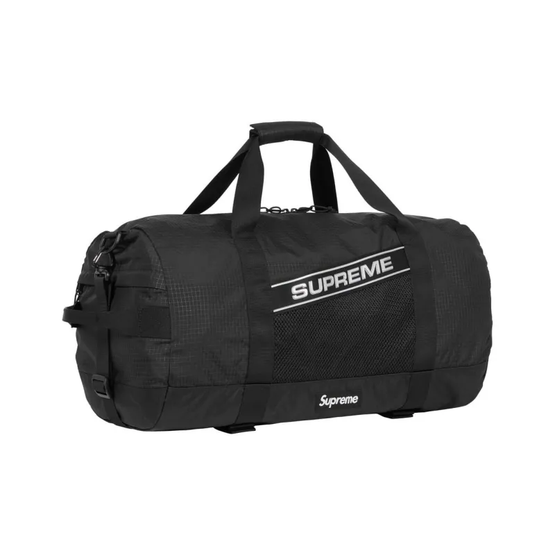 Supreme FW23 Fall/Winter Collection Nylon Portable Gym Bag, Travel Bag Unisex Black-1
