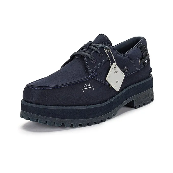 Timberland X A Cold WALLWaterproof Authentic 3 Eye Boat Shoe 'Navy'-2